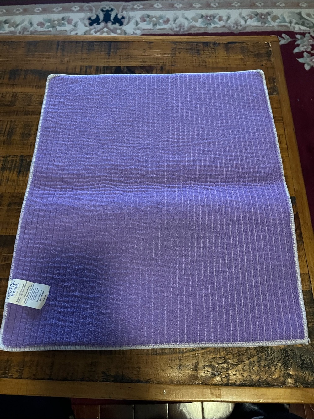 Purple Dish Mat - Soft Polyester - Picture 3 of 12